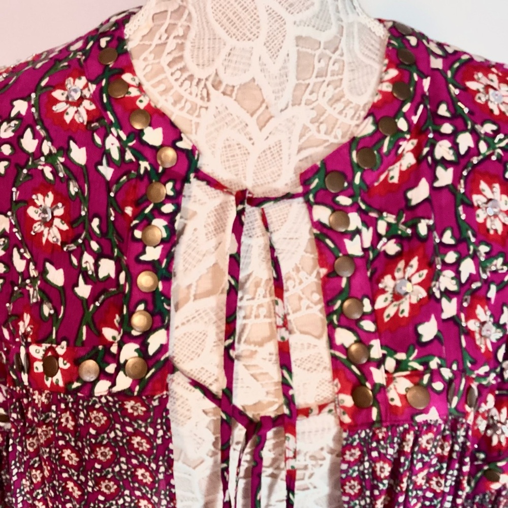 Free People Boho Jacket Floral - Picture 8 of 9